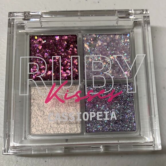 Ruby Kiss Glitter Gem Eye Shadow Palette #GGP03 Cassiopeia Eyeshadow Palette - Picture 2 of 13